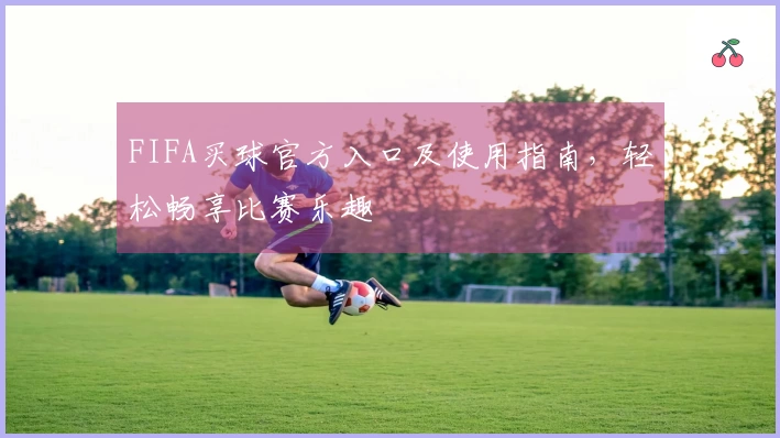 FIFA买球官方入口及使用指南，轻松畅享比赛乐趣