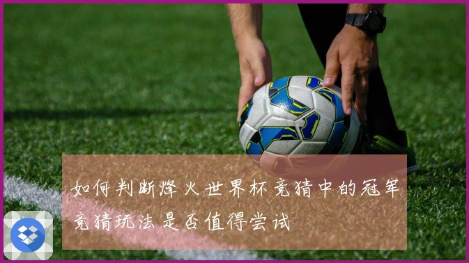 如何判断烽火世界杯竞猜中的冠军竞猜玩法是否值得尝试