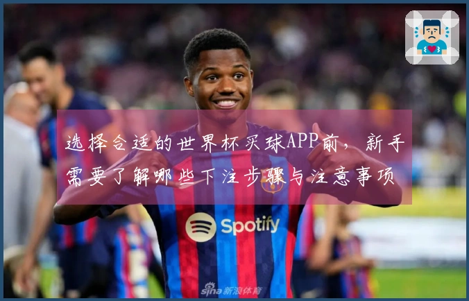 选择合适的世界杯买球APP前，新手需要了解哪些下注步骤与注意事项？